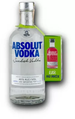 Vodka Absolut 40% 0.75L