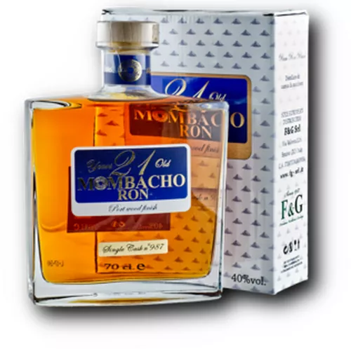 Mombacho 21YO Single Cask N. 987 Port Wood Finish 40% 0.7L