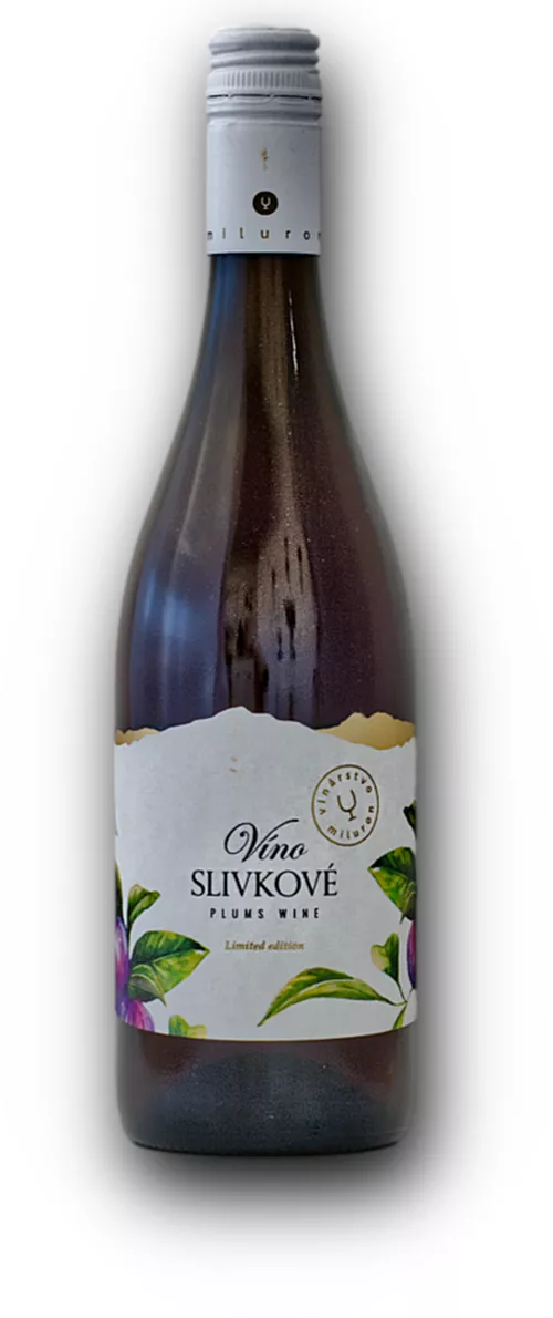 Miluron Slivkové Víno 10.5% 0,75L