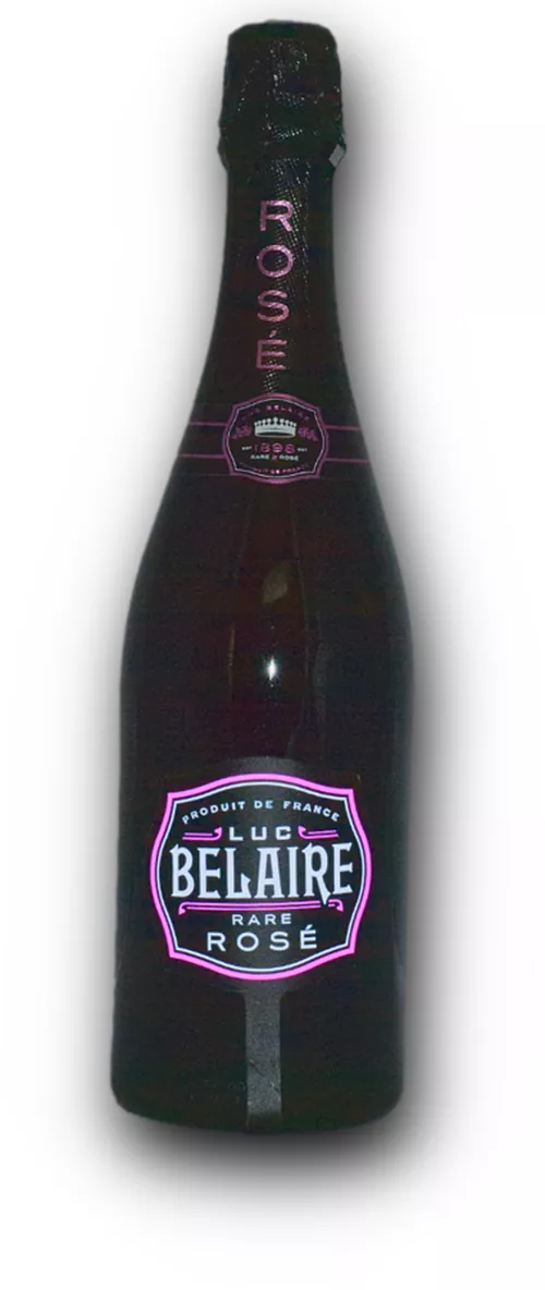 Luc Belaire Rosé Rare Sec + Svetlo 12,5% 0,75L